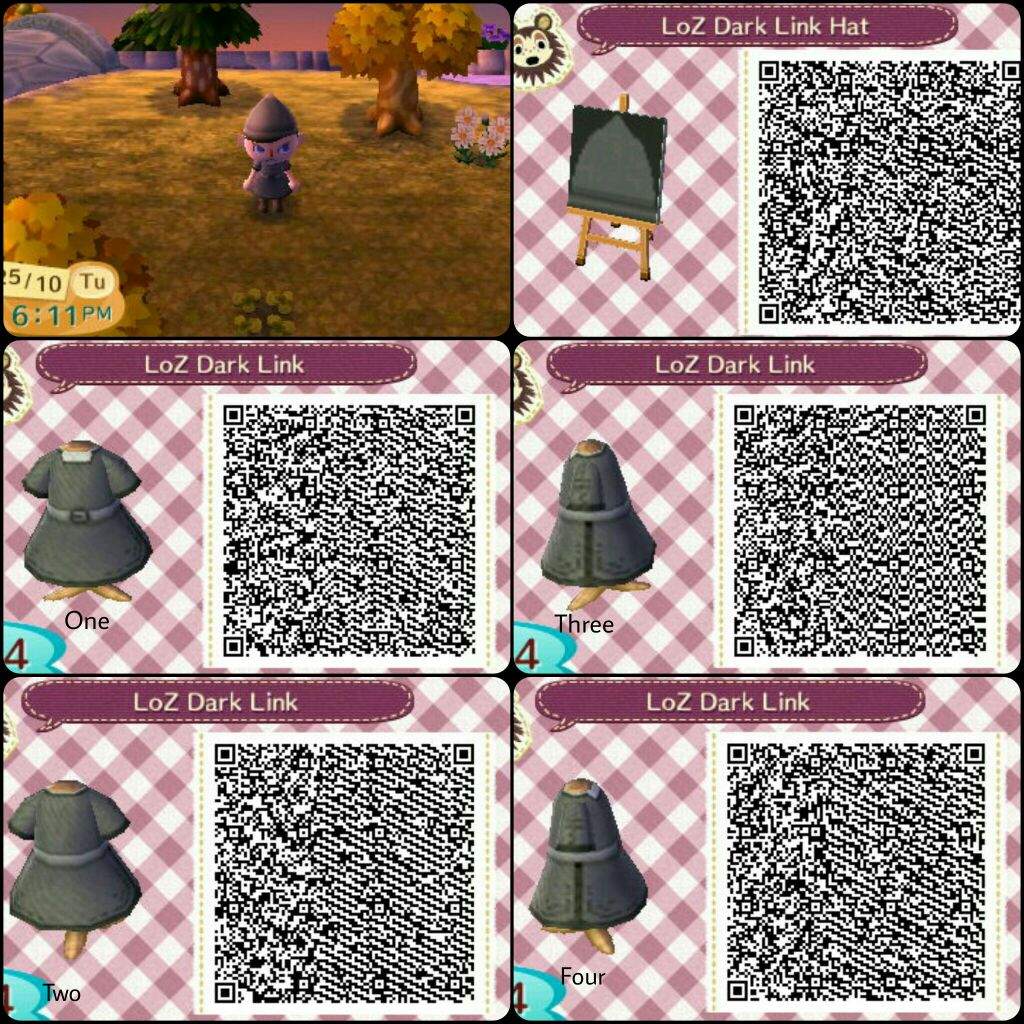 Animal Crossing Breath Of The Wild Clothing Qr Codes